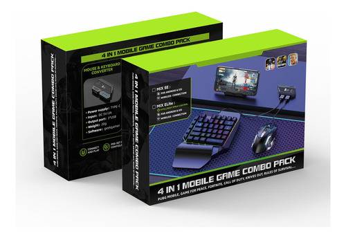 Xing Gaming Keyboard Mouse Gamepad Adaptador Convertidor
