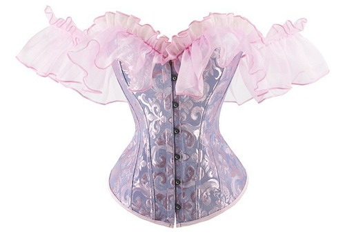 Cinturón Faja Corsette Victoriano Corset Modelador Floral