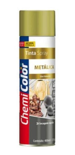 Tinta Spray Metalica Ouro 350ml