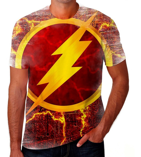 Camisa Camiseta The Flash Super Herói Filme Envio Rápido 18