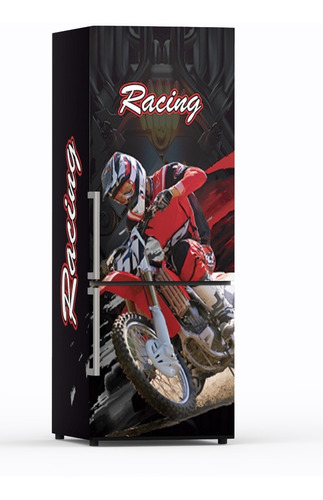 Adesivo Premium Envelope Geladeira Motocross Racing Motos Hd