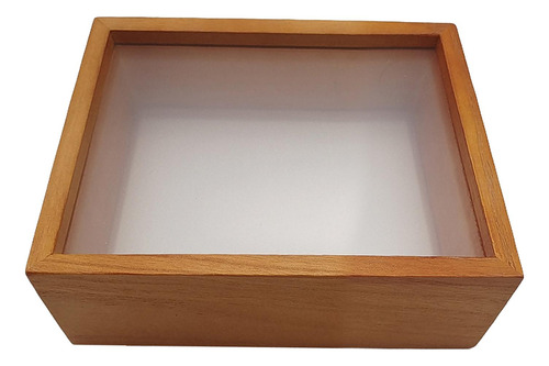 Caja De Sombra De Madera Con Marco De Flores 8 Pulgadas