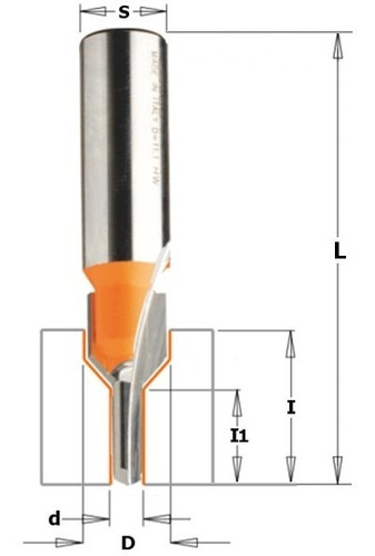 Broca Para Router Ranura Asiento Tornillo Cmt 813.701.11