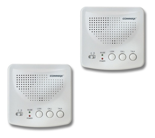Intercomunicador Commax Wi-2b Inalambrico 2 Canales 2 Bases