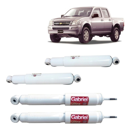 Kit Amortiguadores Tras Del Para Chevrolet D-max 2wd 05/15