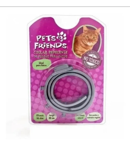 Collar Anti-pulgas Petsfriends No Toxico Para Gatos.