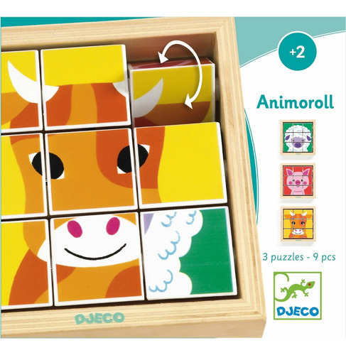 Animoroll Puzzle Giratorio Djeco 2+