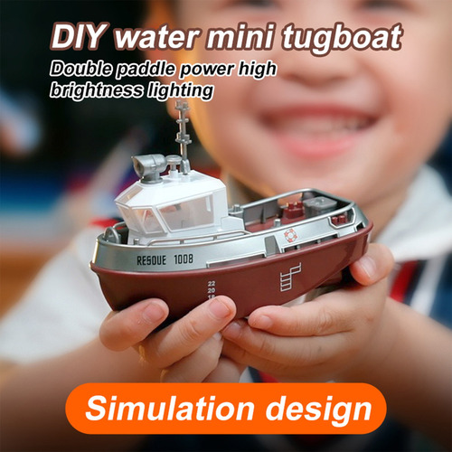 Mini Barcos Rc Para Niños, Barcos De Control Remoto Con Luce