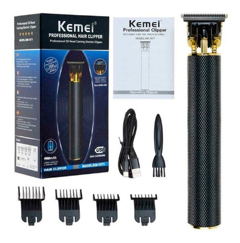 Imagem 8 de 8 de Maquina De Acabamento Cabelo E Barba Sem Fio Kemei Km 1971a