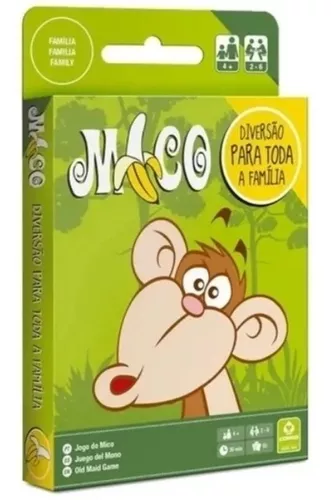 Kit Jogos Em Família Uno Copag /jogo Do Mico/dominó/baralho