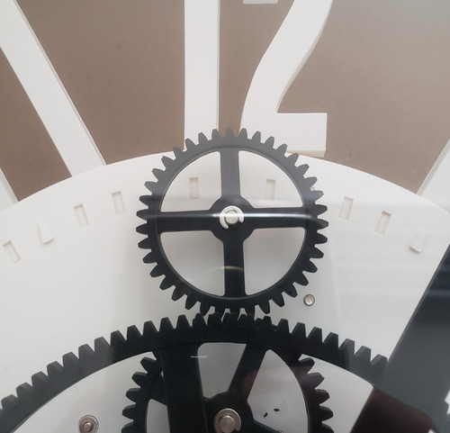Imagen 6 de 7 de Reloj Decorativo De Pared Con Sistema De Tuercas