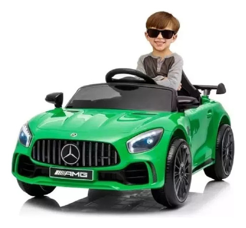 Carro Eléctrico De Batería Mercedes Benz Niños Niñas Barbie