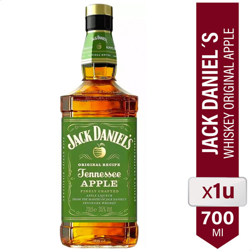 Whisky Jack Daniel´s Old N°7 Tennessee Apple - 01bebidas