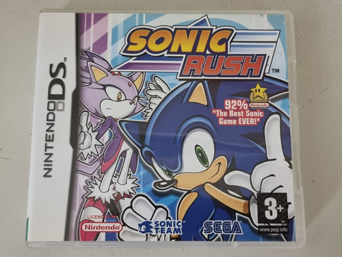 Jogo Sonic Rush - Nintendo Ds