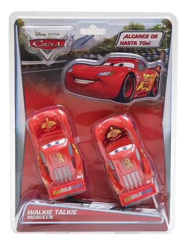 Walkie Talkie Rayo Mcqueen Cars Alcance 70 Metros 6714