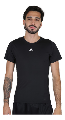 Remera Entrenamiento adidas Techfit Hombre En Negro | Dexter