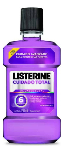 Listerine Enjuague Bucal Cuidado Total 250 Ml