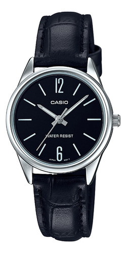 Reloj Casio Ltp-v005l-1b Acero Mujer Plateado