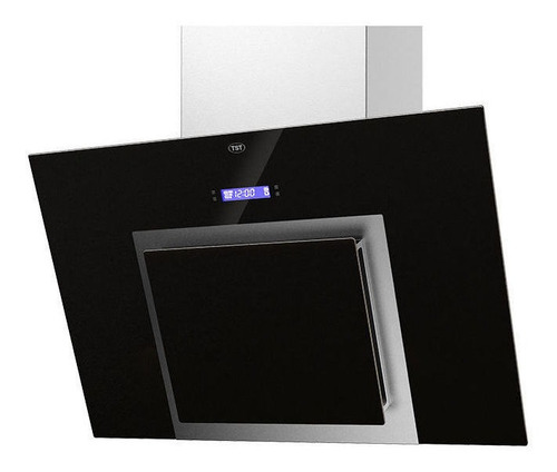 Imagen 2 de 2 de Extractor purificador de cocina TST Espejo ac. inox. y vidrio isla 900mm x 380mm x 215mm acero inoxidable y negro 220V