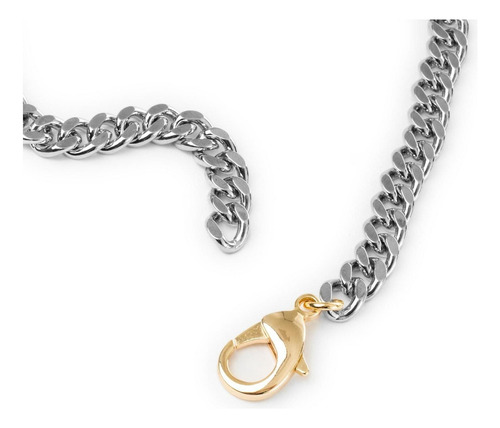 Gargantilla Collar Cubana Negra 9mm Mujer Chapa De Oro 18k Color Negro