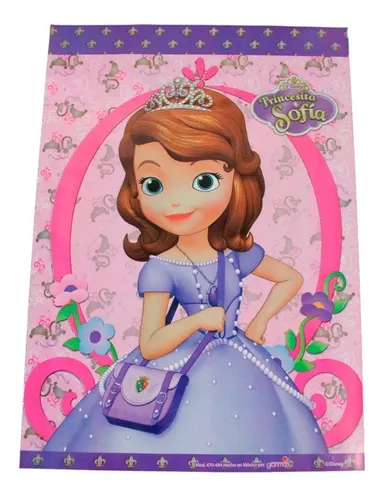 Paquete de 16 bolsas de papel para fiesta de Sofía, lindas bolsas de  princesa para cumpleaños de niños, bolsas de dulces para niños y niñas