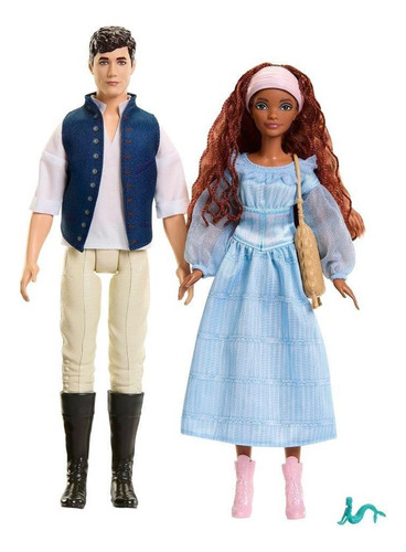 Casal De Bonecos Princesa Ariel E Principe Eric