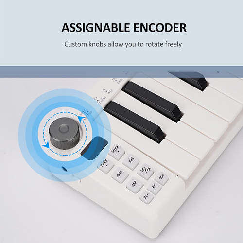 Teclado Midi Controlador Midi De 25 Teclas Teclado Mini Midi