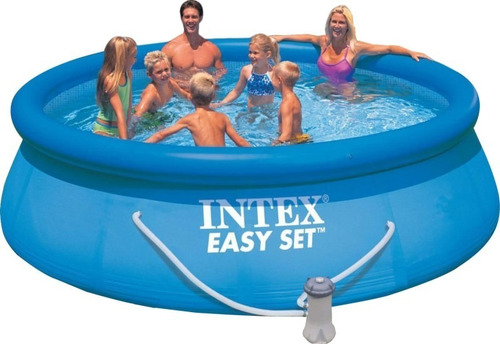 Pileta Inflable Intex 488 X 122 Completa Escalera Bomba Acc.