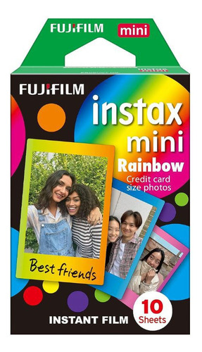 Filme Instantaneo Fujifilm Instax Rainbow Com 10 Poses