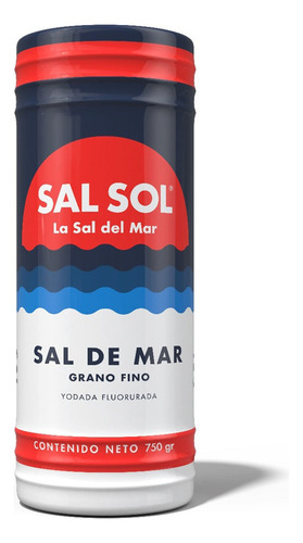 Sal Sol Bote Yodada Fluorurada 750G