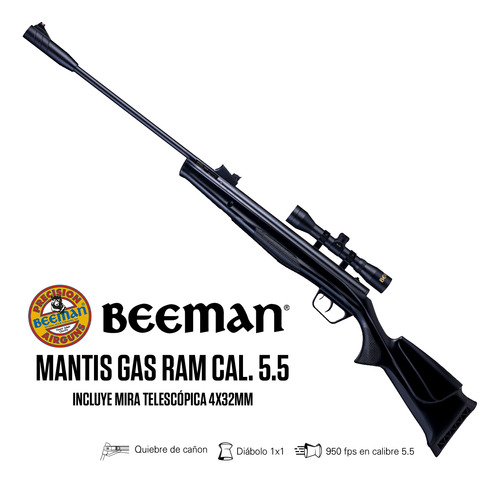Carabina Beeman Mantis Nitro Pist Cal.5.5 + Mira