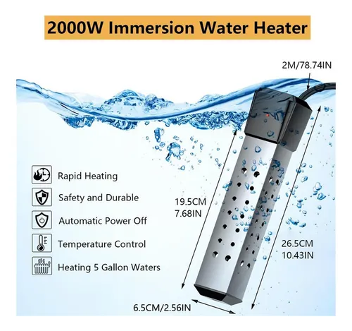 Calentador De Jacuzzi Inflable For Piscina De 2000w Go