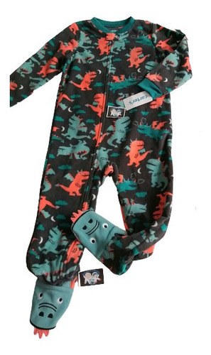 Pijama Térmica Carter's Enteriza Dinosaurios Dragones Niños