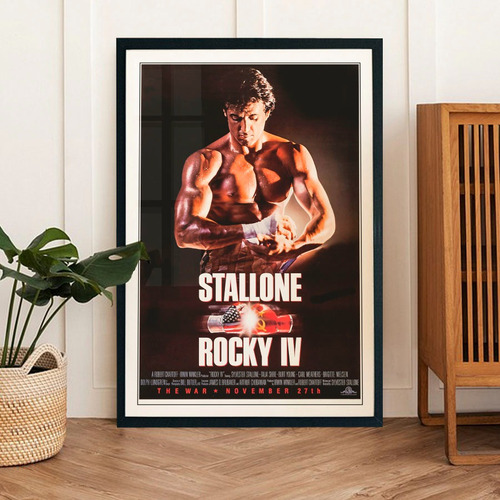 Cuadro 60x40 Peliculas - Rocky Balboa Iv - Cine Poster