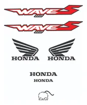Comprar Kit Calcos Honda Wave 110 - Vinilo De Corte - Personalizada
