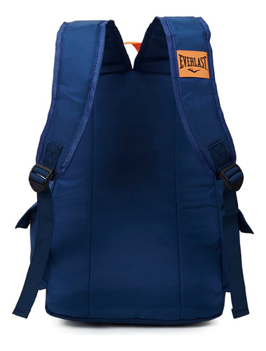 Mochila Con Bolsillo Portanotebook Everlast 22394 Color Azul Diseño De La Tela Liso