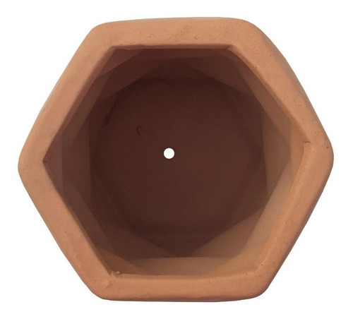 Imagen 3 de 3 de Maceta Geométrica Prismas 16cm Altura Para Pintar