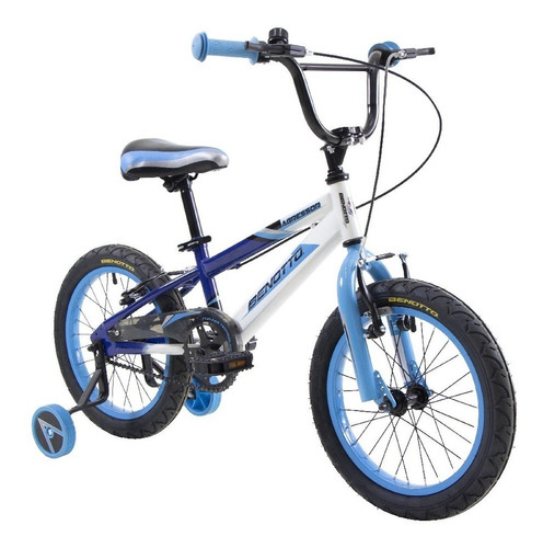 Bicicleta Benotto Cross Agressor R16 1v Azul Frenos V Niño
