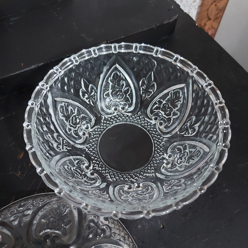 Imagem 7 de 10 de Bomboniere Baleiro Antigo De Cristal Perfeito Estado