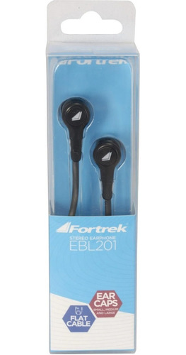 Fone De Ouvido Ebl-201bk Preto Fortrek