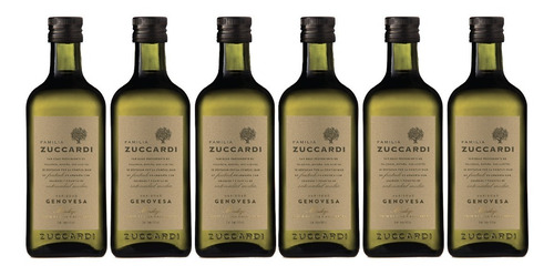 Aceite De Oliva Familia Zuccardi Genovesa X 500 Ml Pack X 6 