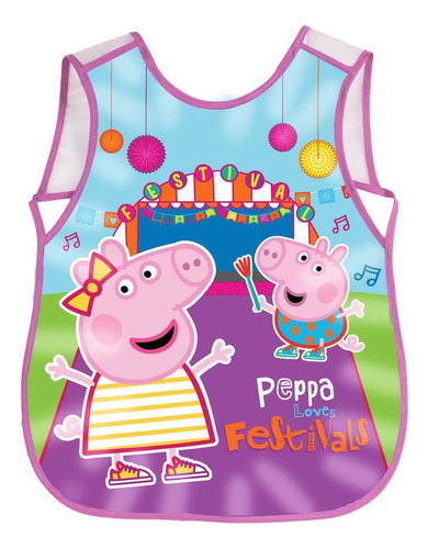 Avental Atividades C Bolso Interno Peva Peppa Pig 37466