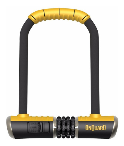 Imagen 4 de 7 de Traba U On Guard 8010c- Combinacion Y Soporte- Ideal Bici