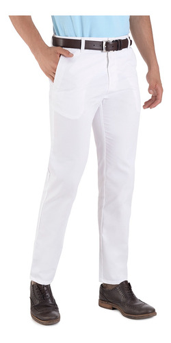 Pantalón Hombre Casual Slim Fit Sin Pinza Semi Ajustado Yale