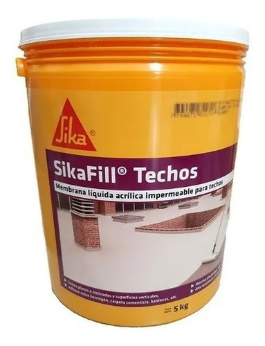 Sikafill Techos Membrana Liquida X 5 Kg Sika - Kromacolor
