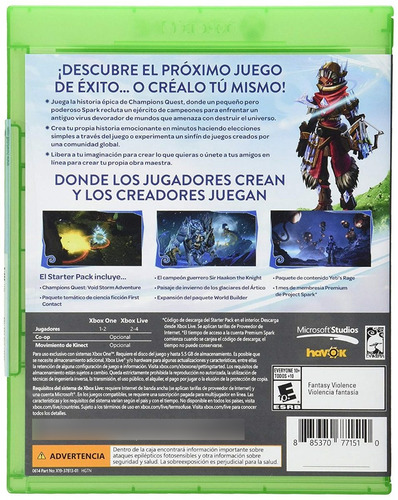 Project Spark Xbox One Standard Edition Nuevo