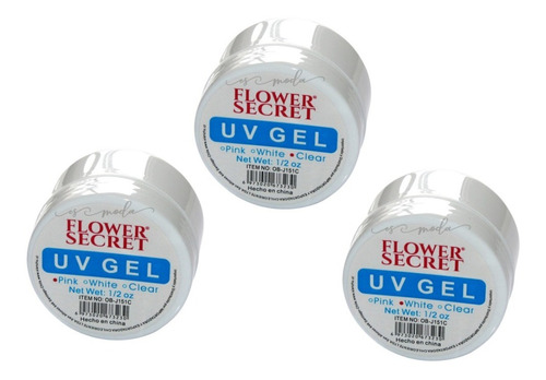 Gel Uv Para Uñas 15ml Flower Secret 