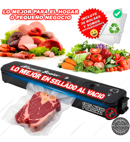 Selladora Al Vacío Certificada Y Autorizada Automatica +