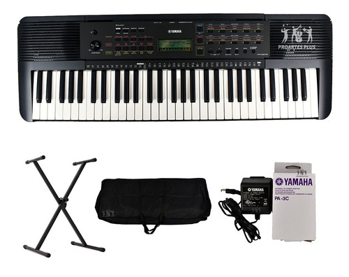 Teclado Yamaha Psr-e273 +base+estuche Lona+adaptador Pa-3c 