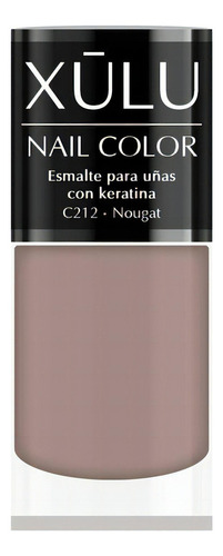 Esmalte Para Uñas Con Keratina Efecto Fortalecedor Xúlu Z800 Color 212 - NOUGAT